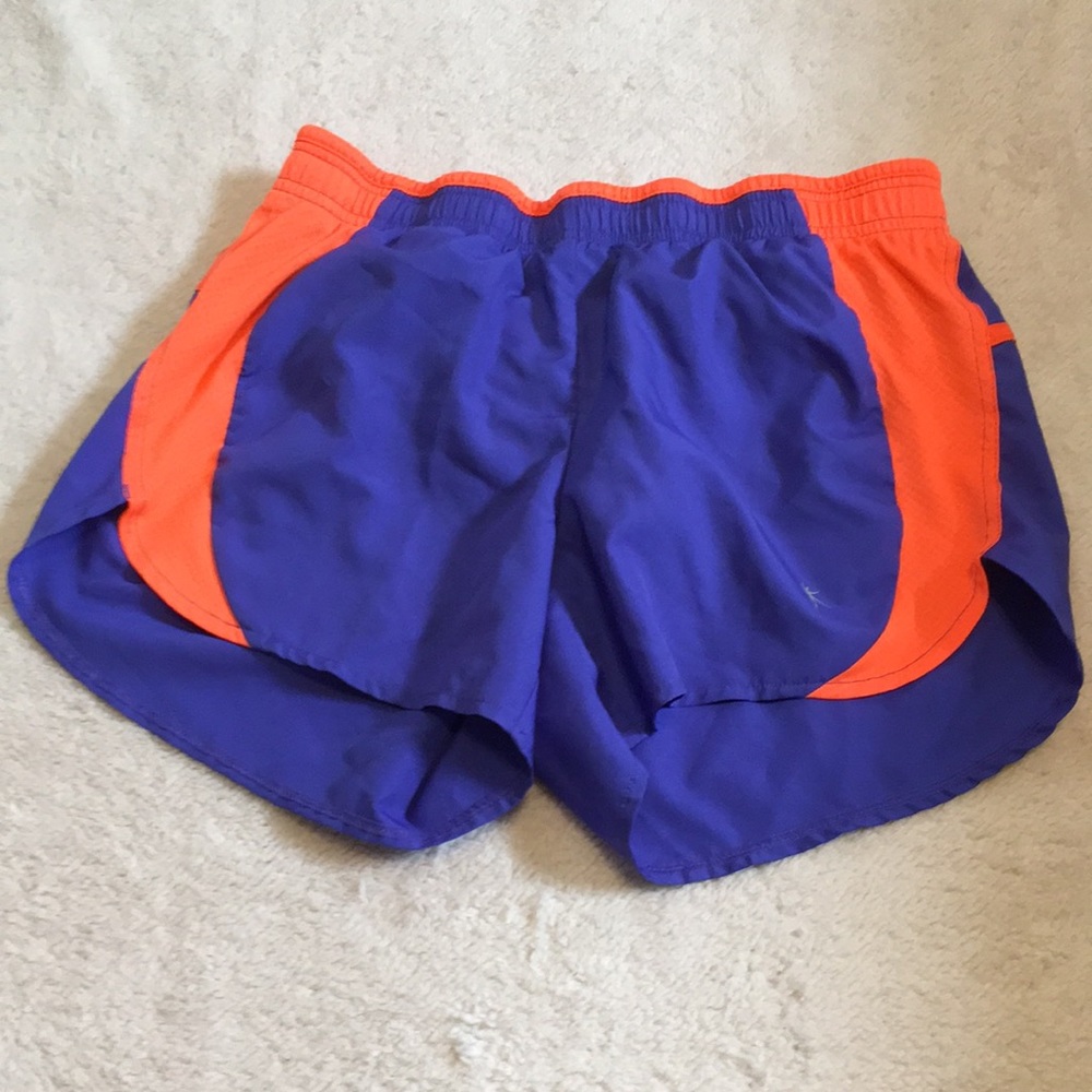 Danskin blue and orange workout shorts, in XS